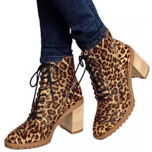 Dolce Vita Norma leopard boots- 7.5
